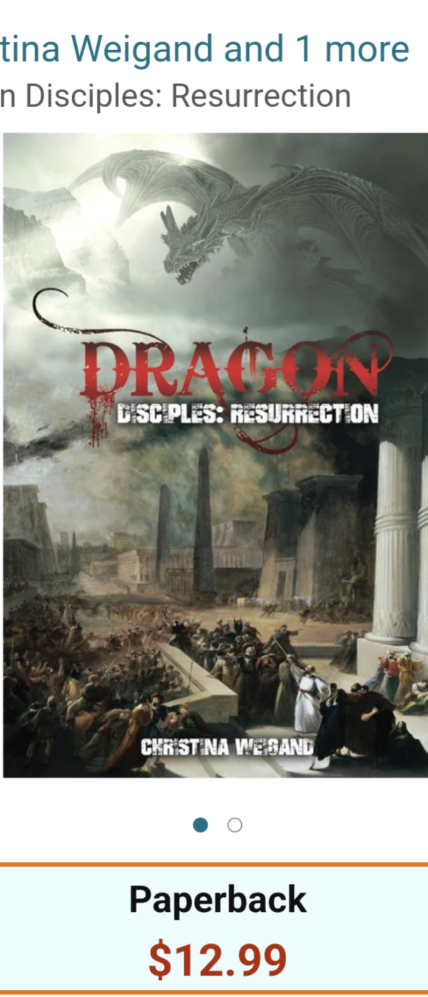 When the head of a Samaritan family is injured, it throws the family into turmoil. There isn't enough money for the hefty Roman taxes. The daughter, Chana, is taken as compensation and forced into slavery in a cruel centurion's home. As a slave, Chana witnesses the miracles of Yeshua. They give her hope as she stands up to the abuses of the centurion's children and survives unspeakable atrocities. Unaware of her family's presence in Jerusalem, the holy city brings nothing but horror when Chana witnesses the crucifixion at the hands of the Romans. While struggling to overcome her traumas, her brother Naftili, Chana's brother, is taken as a slave to the same house as Chana. Their fate to live their lives as slaves seems impossible to overcome until they are rescued by dragons sent from God. But all is not easy as their faith journey continues. They will encounter obstacles designed to prevent them from becoming Dragon Disciples, faithfull followers who spread and protect the Word of God.